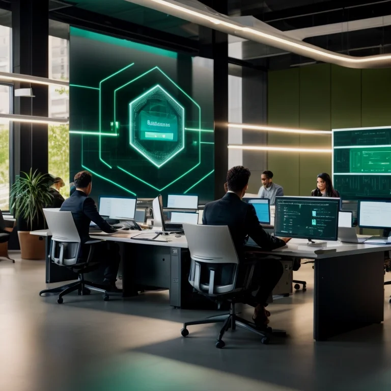 Studente in laboratorio di cybersecurity
